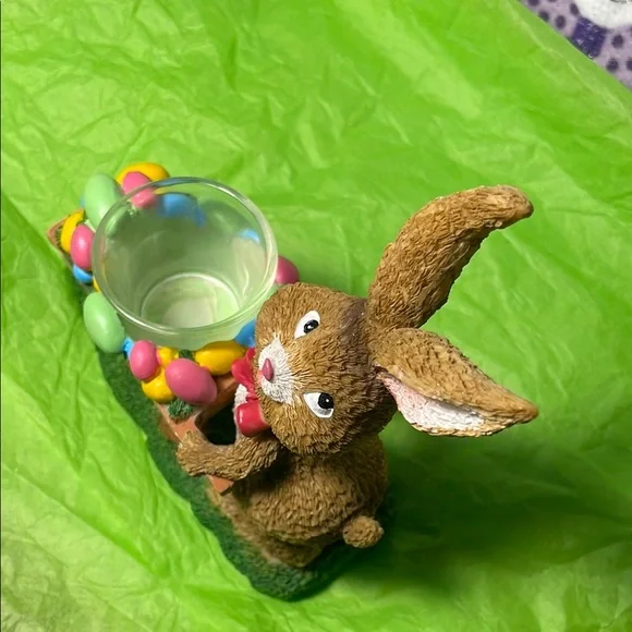 Easter Bunny and Carrot Candle Holder Set - Picture 12 of 14